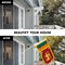G128 Combo Pack: 6 Ft Tangle Free Spinning Flagpole (White) & Sri Lanka Flag 3x5 Ft Printed 150D Polyester, Brass Grommets (Flag Included) Aluminum Flag Pole